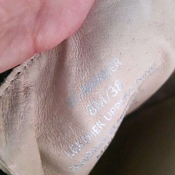 VINCE Camuto Banner Flat Slip on Sneakers ( 8/ 38) EUC Leather uppers - Picture 9 of 10